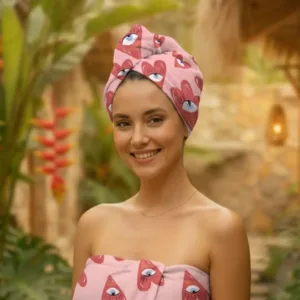 TOALLA PARA CABELLO MIRADA DE CORAZÓN