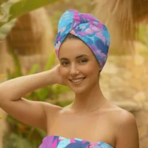 TOALLA PARA CABELLO BRISA FLORAL